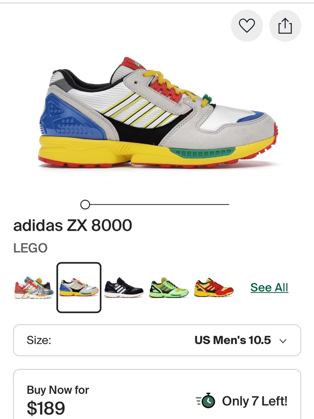 Men’s LEGO Adidas Sneakers